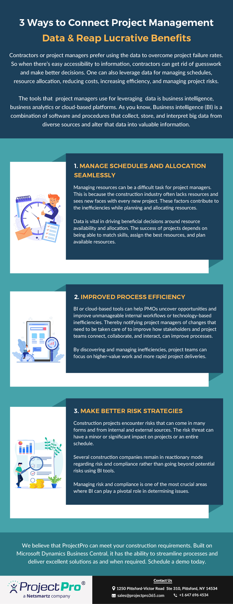 Top 3 ways & benefits to connect Project Management Data