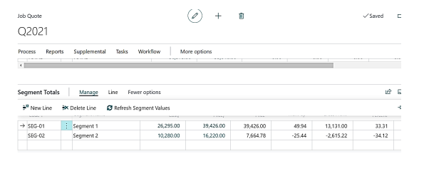 Refresh Button on Segment Totals