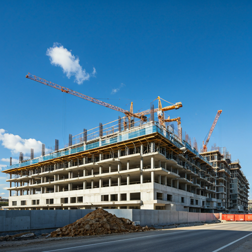 Construction site background